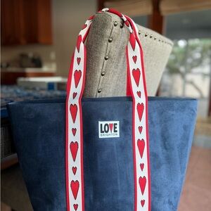Brighton Velveteen Love Tote NWOT